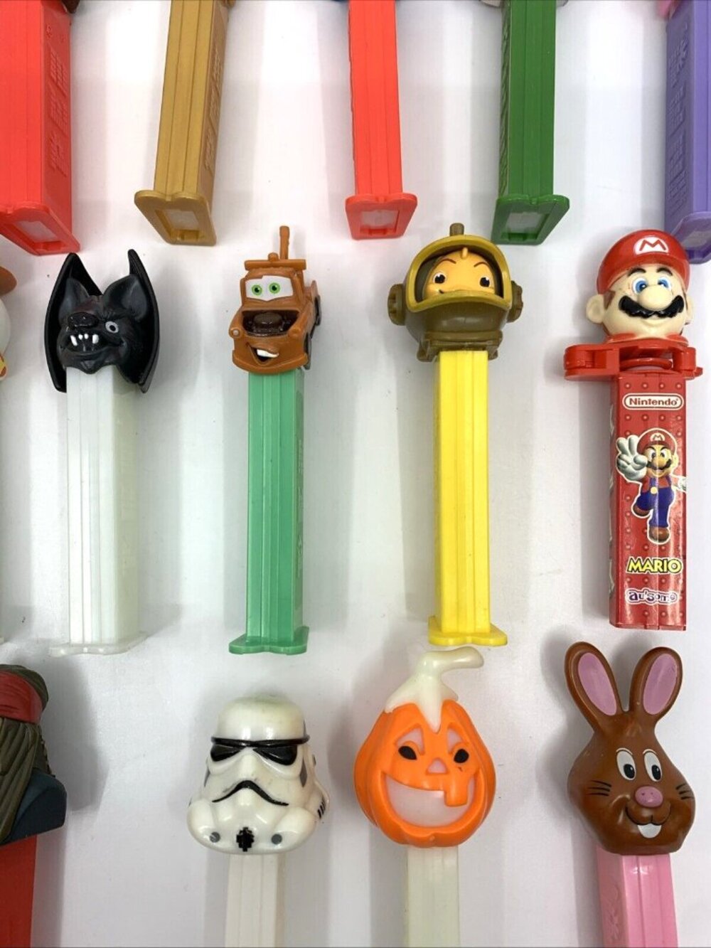 Lot 20 Vintage PEZ Dispensers Mario Joker Star Wars Disney Halloween C3PO Yoda - Picture 8 of 10